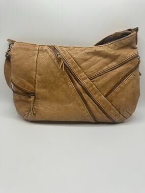 ✨ Converse One Star Camel Brown Y2K Faux Leather Hobo Bag (14”x9”) ✨